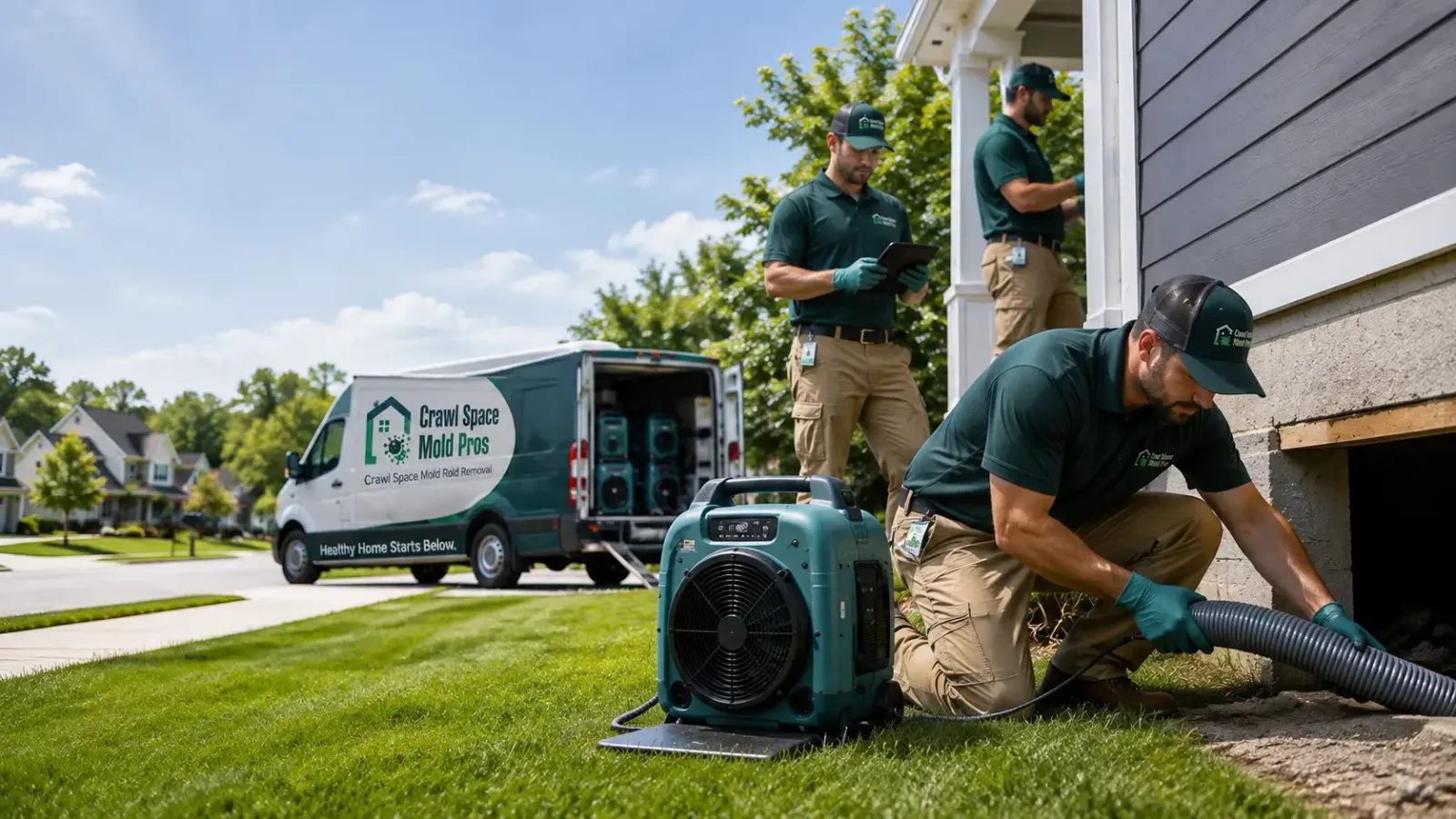 Crawl Space Mold Removal in Andover, IL